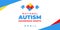 National autism awareness month. Vector banner, poster, flyer, greeting card for social media with the text National autism