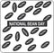 National Bean Day black vector icon