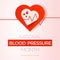 National Blood Pressure Month. Health Education Awareness on Hypertension Vector Banner.