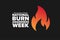 National Burn Awareness Week. First full week of February. Holiday concept. Template for background, banner, card