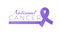 National Cancer Prevention Month Awareness Isolated Logo Icon Sign