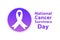 National Cancer Survivors Day. June. Holiday concept. Template for background, banner, card, poster with text