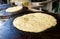 National Caucasian tortillas hychiny in the process of preparation