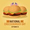 National Cheeseburger Day Vector Illustration