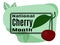 National Cherry Month, Idea for poster, banner, flyer or postcard