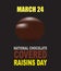 National chocolate covered raisins day