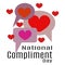 National Compliment Day, Idea for poster, banner, flyer, leaflet or postcard