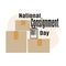 National Consignment Day, idea for poster, banner or holiday card