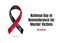 National Day of Remembrance Murder Victims ribbon