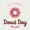 National Donut day card