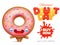 National Donut Day Holiday ad poster template