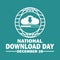 National Download Day, wallpaper