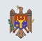 National emblem of the Republic of Moldova, coat of arms of Moldova