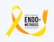 National Endometriosis Awareness Month. Vector illustration on white