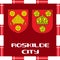 National ensigns of Denmark - Roskilde city