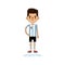 National Euro Cup argentina soccer football player vector illustration
