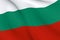 National Fabric Wave Close Up Flag of Bulgaria