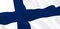 National Fabric Wave Closeup Flag of Finland