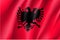 National flag of Albania state