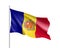 National flag of Andorra country.