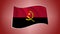 National Flag of Angola - Waving National Flag of Angola - Angolian Flag Illustration