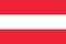 National flag of the Austria. The main symbol of an independent country. An attribute of the large size of a democratic state
