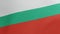 National flag of Bulgaria waving original size and colors 3D Render, zname na Balgariya or Republic of Bulgaria flag