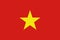 National flag of the country of Vietnam.