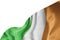 National flag design Ireland silk background banner independence