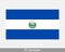 National Flag of El Salvador. Salvadoran Country Flag. Republic of El Salvador Detailed Banner. EPS Vector Illustration File