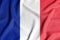National flag of the France. The main symbol of an independent country. Flag of France. An attribute of the large size of a