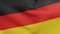 National flag of Germany waving 3D Render, Flagge Deutschlands with national colours of Germany, German Confederation