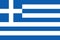 National Flag Hellenic Republic, Greece, 	Nine horizontal stripes, in turn blue and white; a white Greek cross throughout a blue