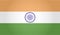 National Flag of India. White background. EPS 10
