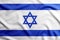 National flag of the Israel. The main symbol of an independent country