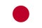 National flag of the Japan. The main symbol of an independent country. An attribute of the large size of a democratic state