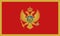 National Flag Montenegro