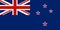 National Flag New Zealand, New Zealand Ensign, Blue Ensign with the a Union Jack in the first quarter and four five-pointed red