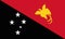 National Flag Papua New Guinea