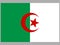 National flag of Peoples Democratic Republic of Algeria. original colors and proportion. Simply  illustration eps10, from co