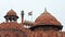 National Flag on the Red Fort Delhi is a red sandstone fort city