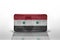 National flag of syria on the dollar money banknote on the white background