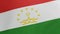 National flag of Tajikistan waving original colors 3D Render, Republic of Tajikistan flag textile or Parcami Tojikiston