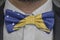 National flag of Tokelau on bowtie business man suit