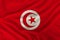 National flag of Tunisia, a symbol of tourism, immigration, political asylum