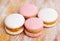 National French cuisine pastries Macarons