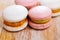 National French cuisine pastries Macarons