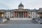 The National Gallery building in the early morning in London