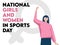 National girls and women in sports day