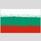 National Grunge Flag of Bulgaria Isolated